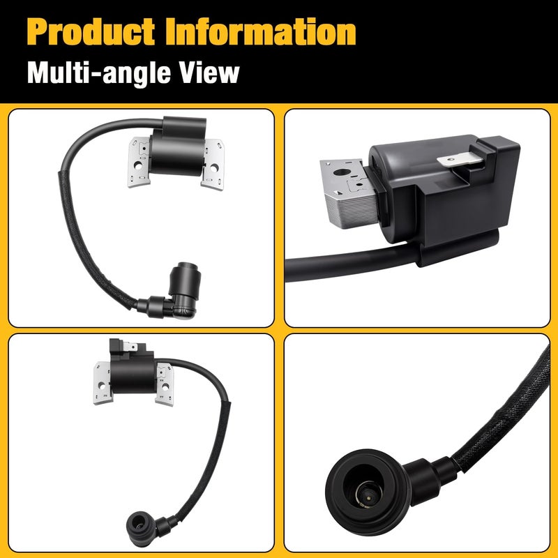 Dakule Ignition Module Kit 21121-6004 Compatible with Kawasaki FD671D FD711D FD750D 4 Stroke Engines Replace OEM 21121-0729 21121-2090 with Spark Plug - Image 4
